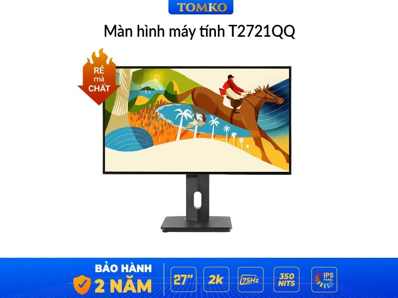 màn hình máy tính 27 inch 2K xoay dọc Tomko T2721QQ