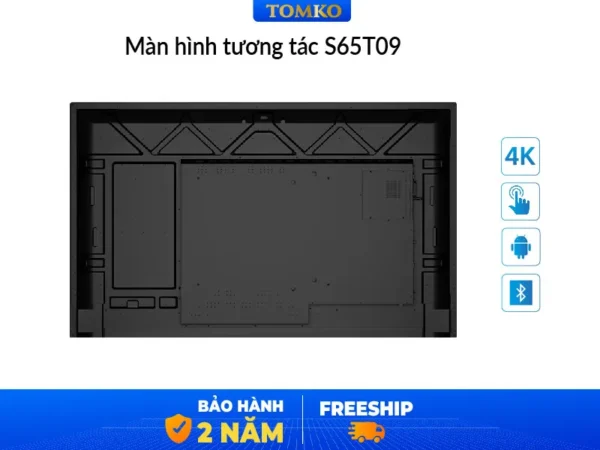 màn hình tương tác 65 inch dạy học, phòng họp Tomko S65T09