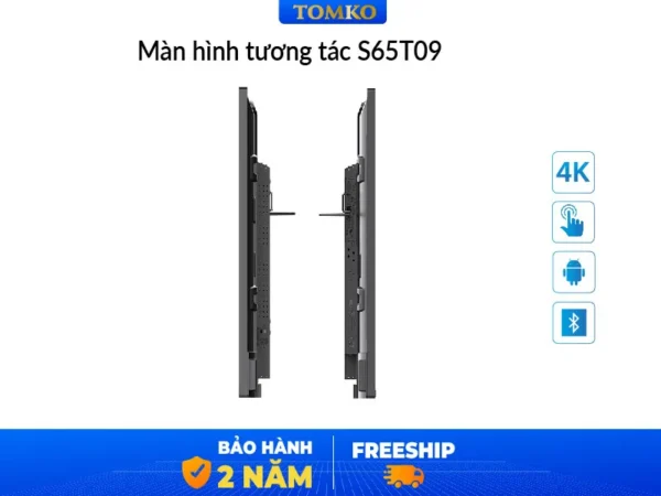 màn hình tương tác 65 inch dạy học, phòng họp Tomko S65T09