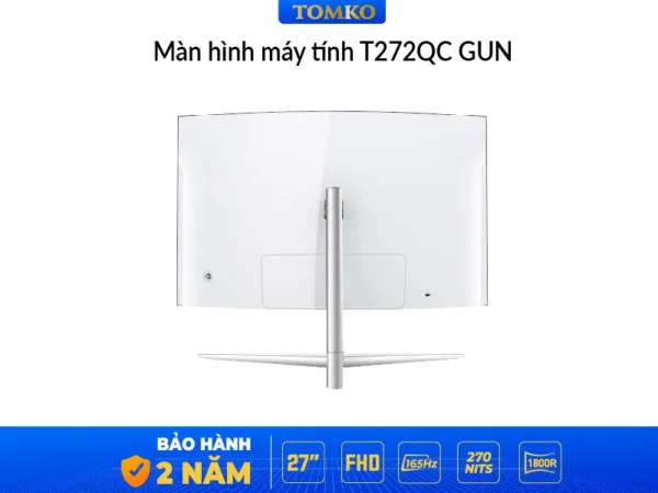 màn hình máy tính Tomko 27 inch cong trắng 2K 165Hz T272QC GUN
