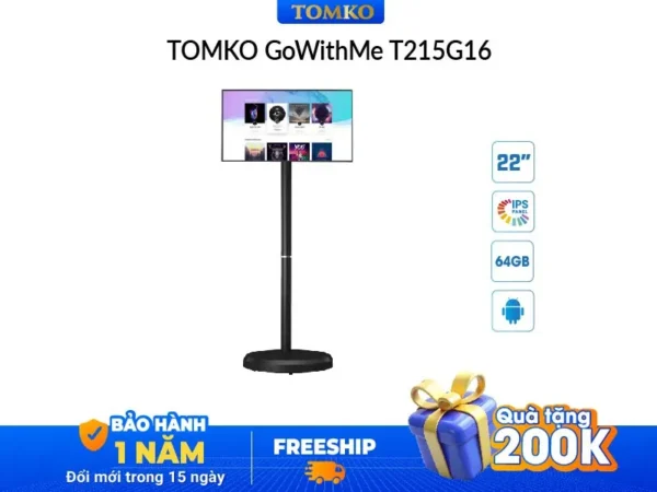 màn hình di động Tomko GoWithMe T22G16 22 inch màu đen