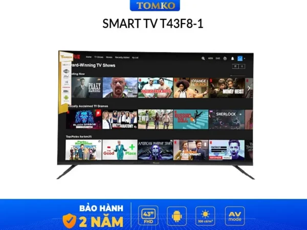 smart tivi 43 inch Tomko T43F8-1