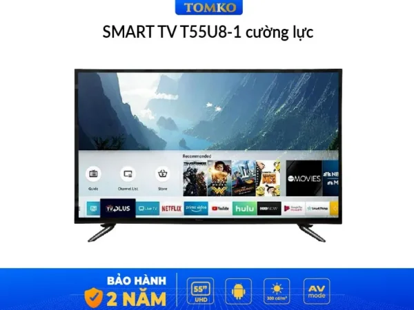 smart tivi cường lực 55 inch Tomko T55U8-1