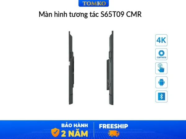màn hình tương tác 65 inch dạy học, phòng họp Tomko S65T09 CMR