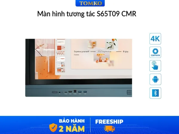 màn hình tương tác 65 inch dạy học, phòng họp Tomko S65T09 CMR