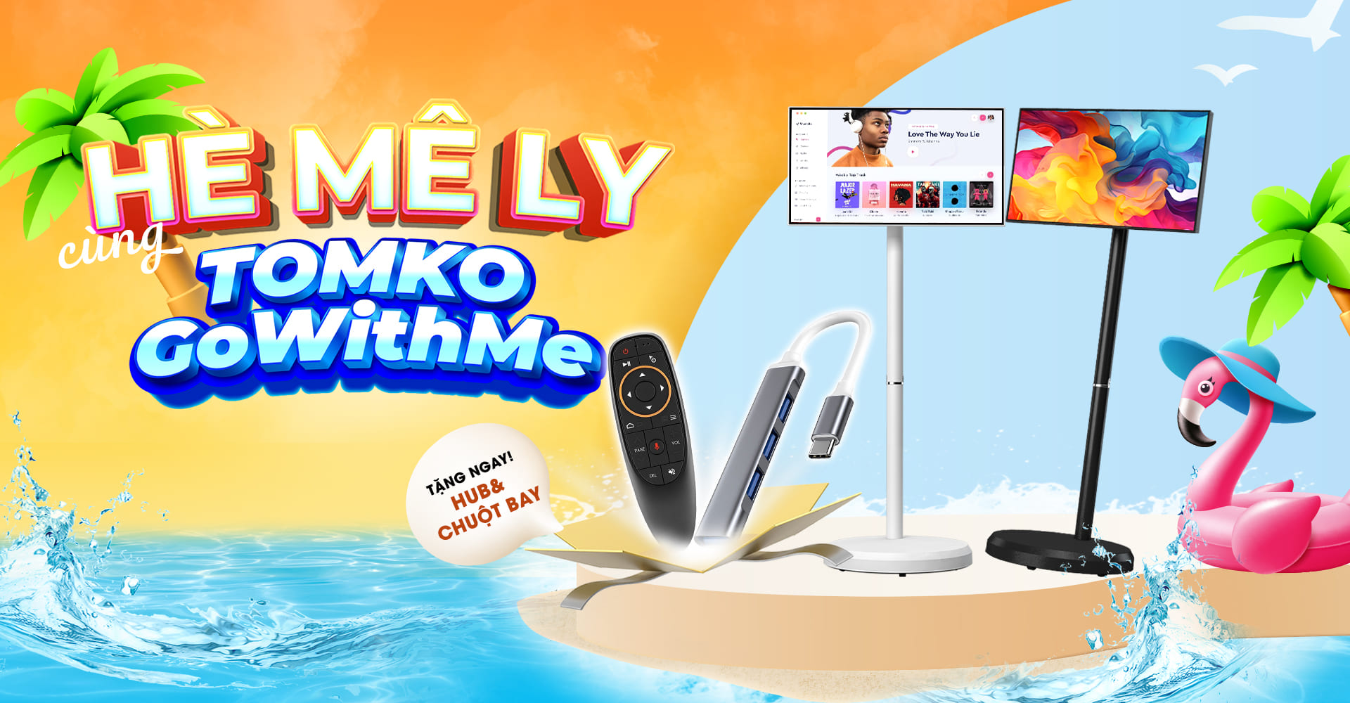 banner website aiscreen pc màn hình di động gowithme