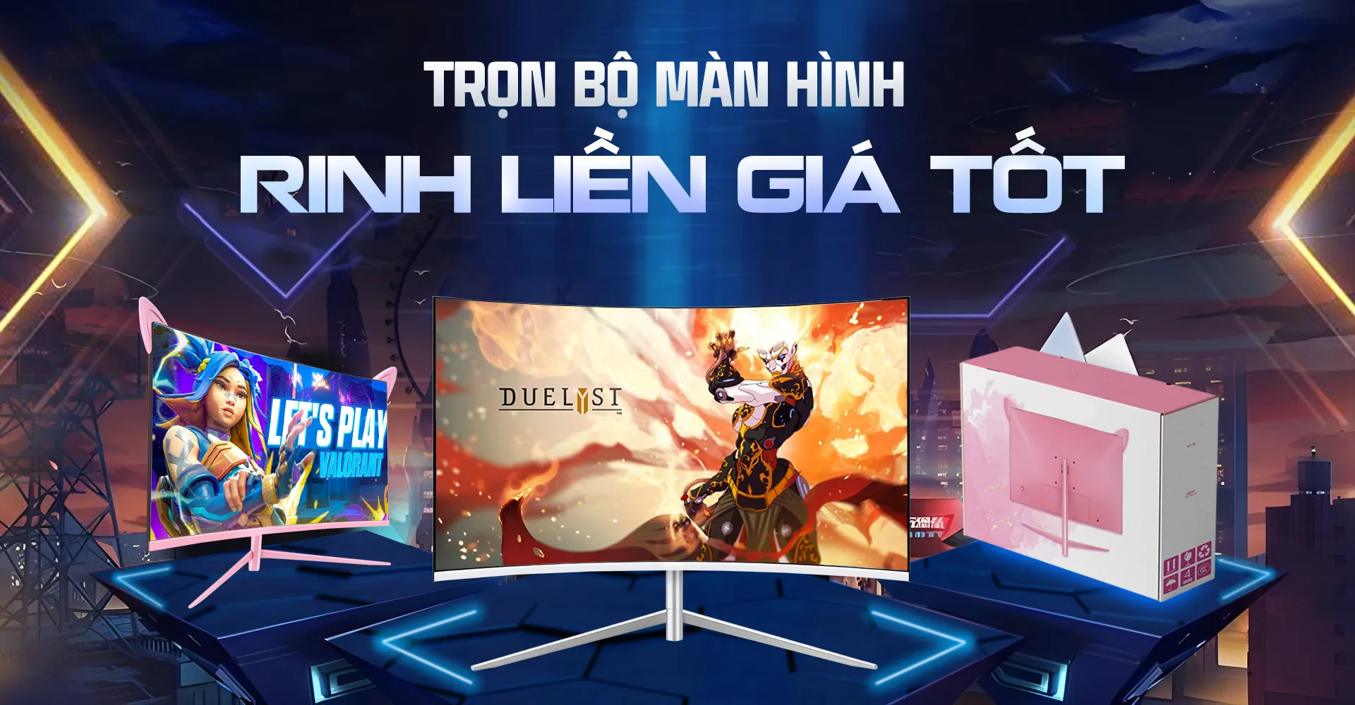 banner website aiscreenvn pc màn hình máy tính