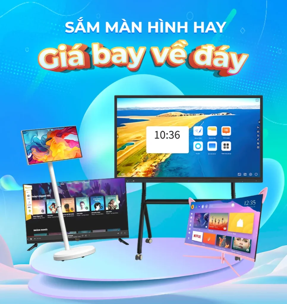 banner website mobile aiscreenvn màn hình