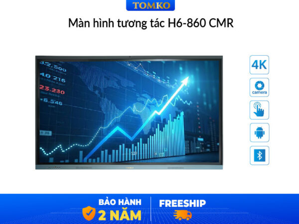 màn hình tương tác 86 inch dạy học, phòng họp Tomko H6-860 CMR